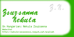 zsuzsanna nekula business card